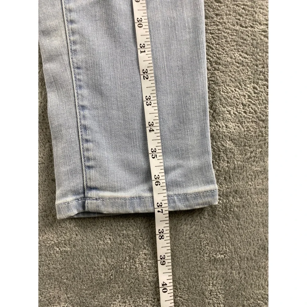 J.Jill Denim Authentic Fit Slim Ankle Jeans Light Wash Womens Size 4 Blue